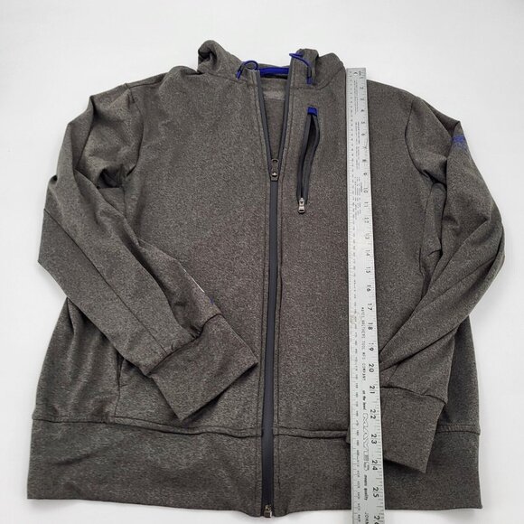 RLX Ralph Lauren x Silverleaf Full Zip Mens Medium Charcoal Performance Hoodie - Picture 4 of 10